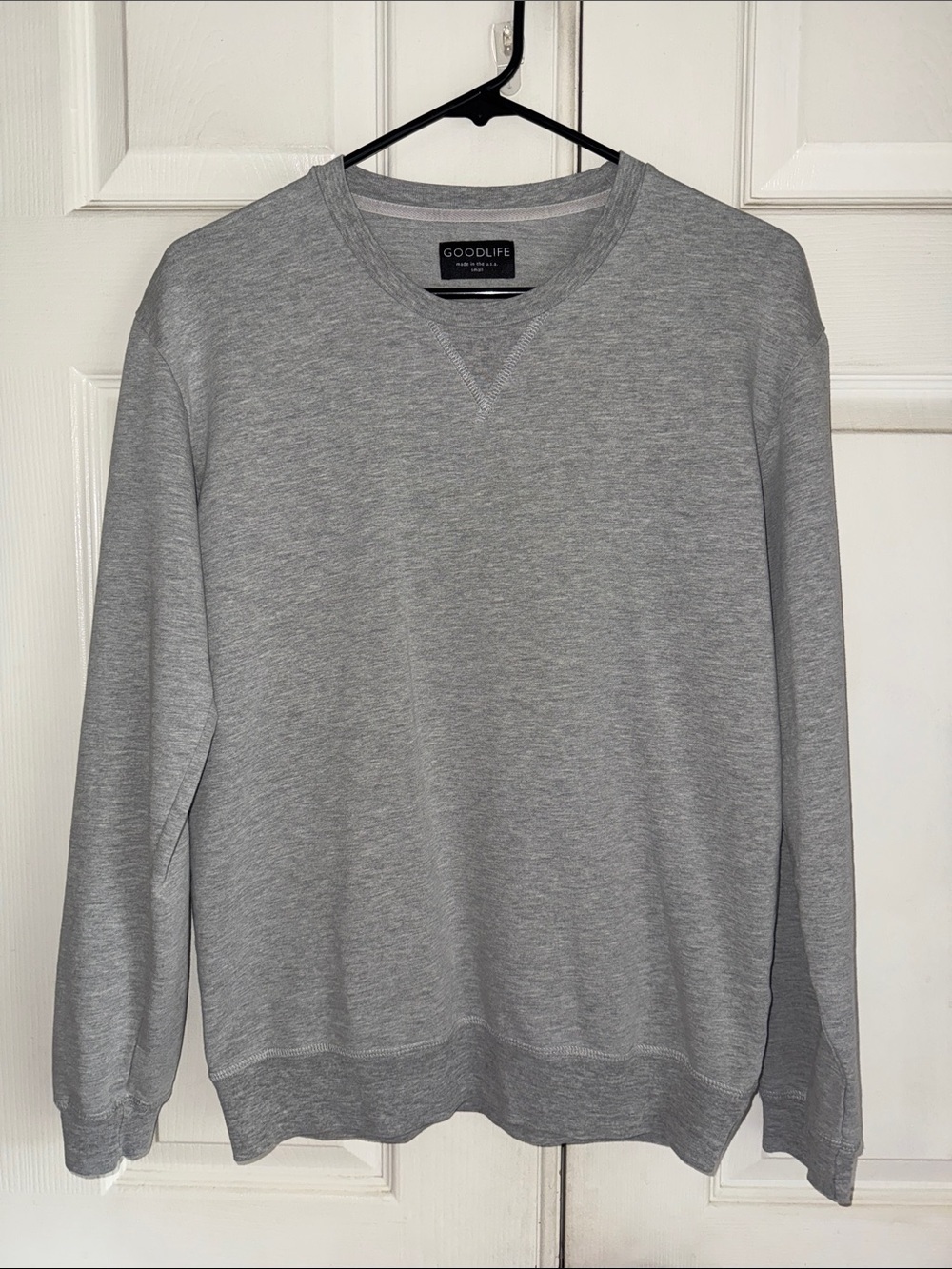 Goodlife Light Heather Gray French Terry Lightweight Sweatshirt